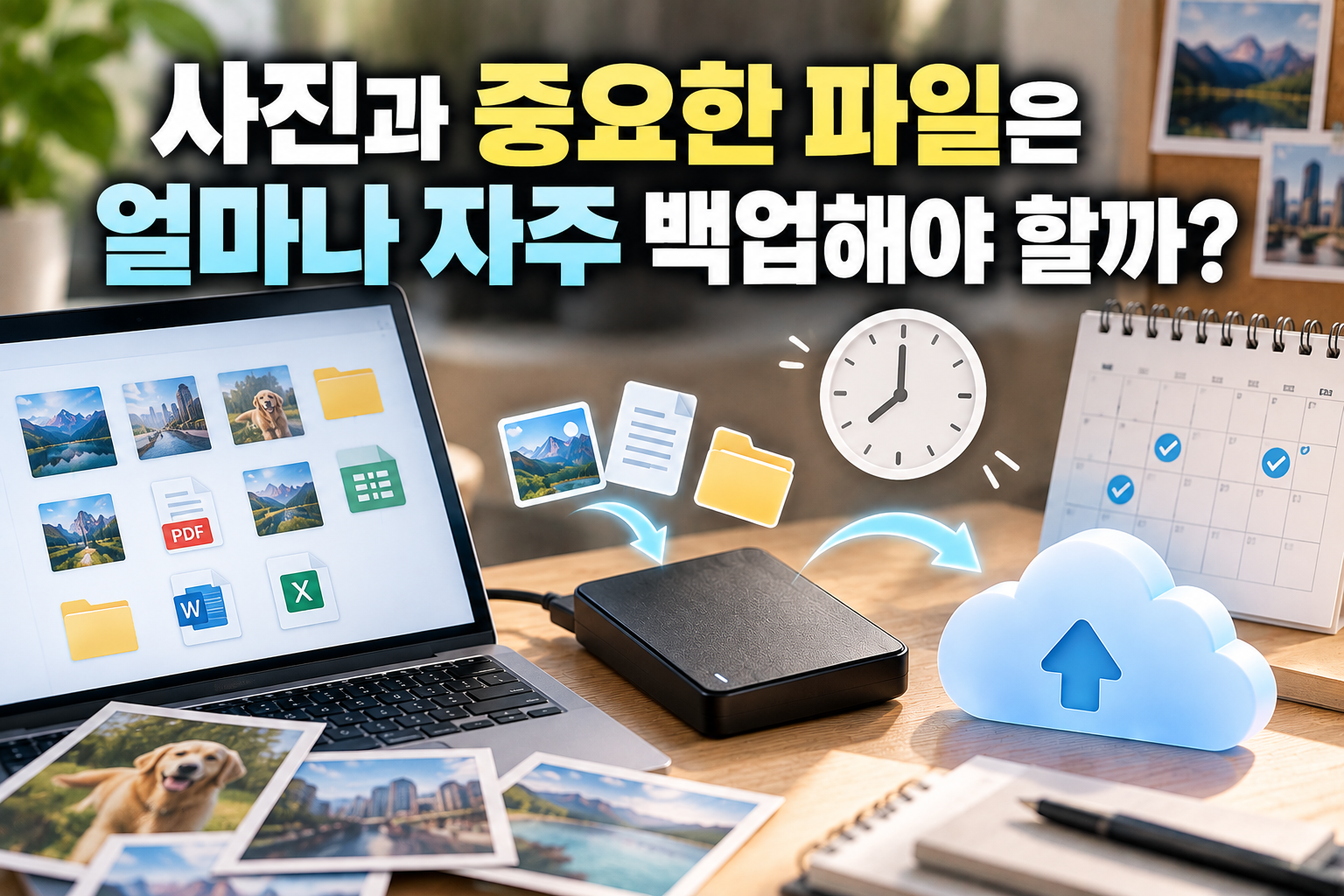 사진과 파일, 똑똑한 백업 습관