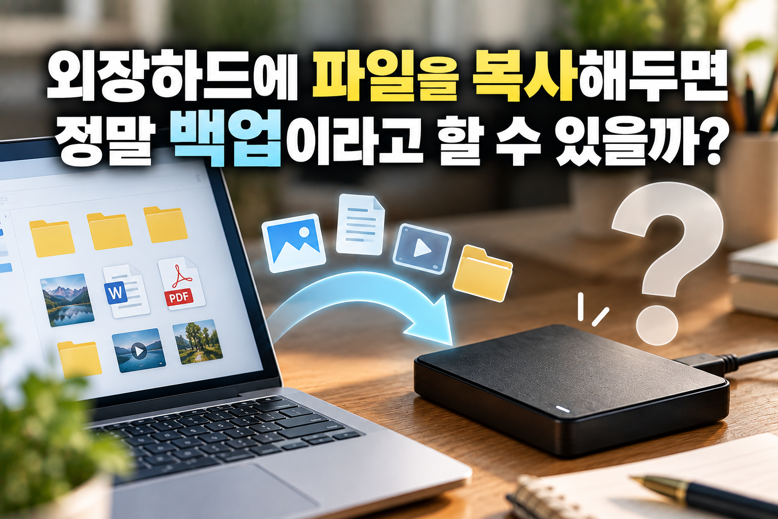외장하드 백업 썸네일