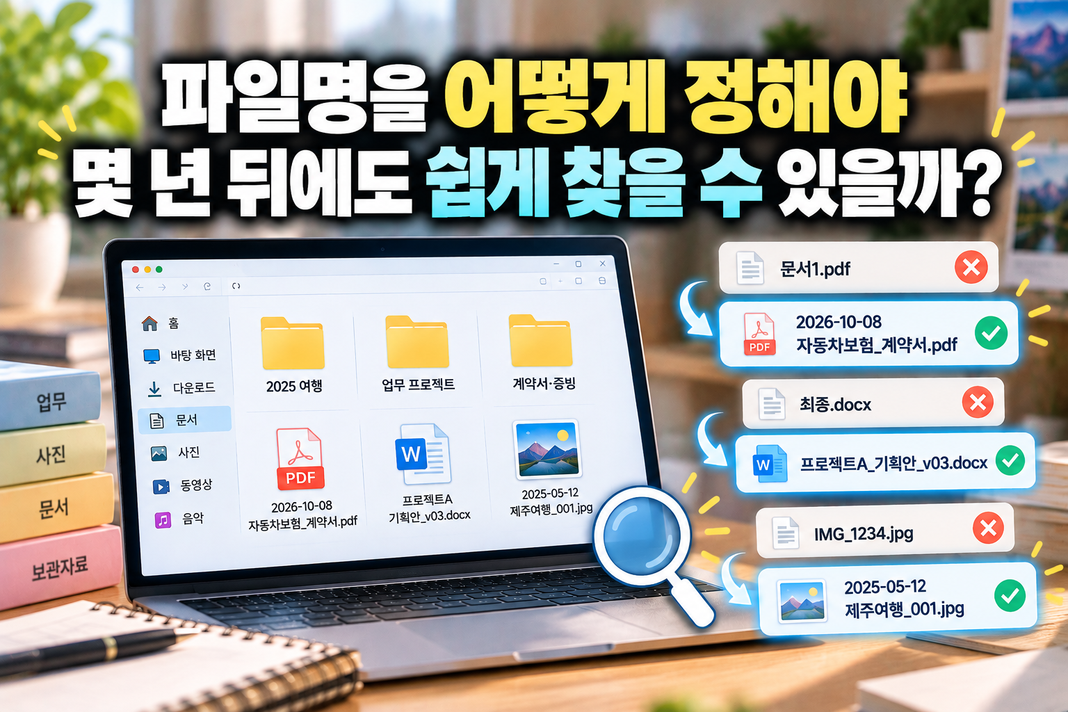 파일명 정리법
